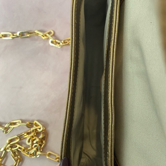 Tory Burch Saffiano Leather Gold Crossbody - Picture 6 of 14